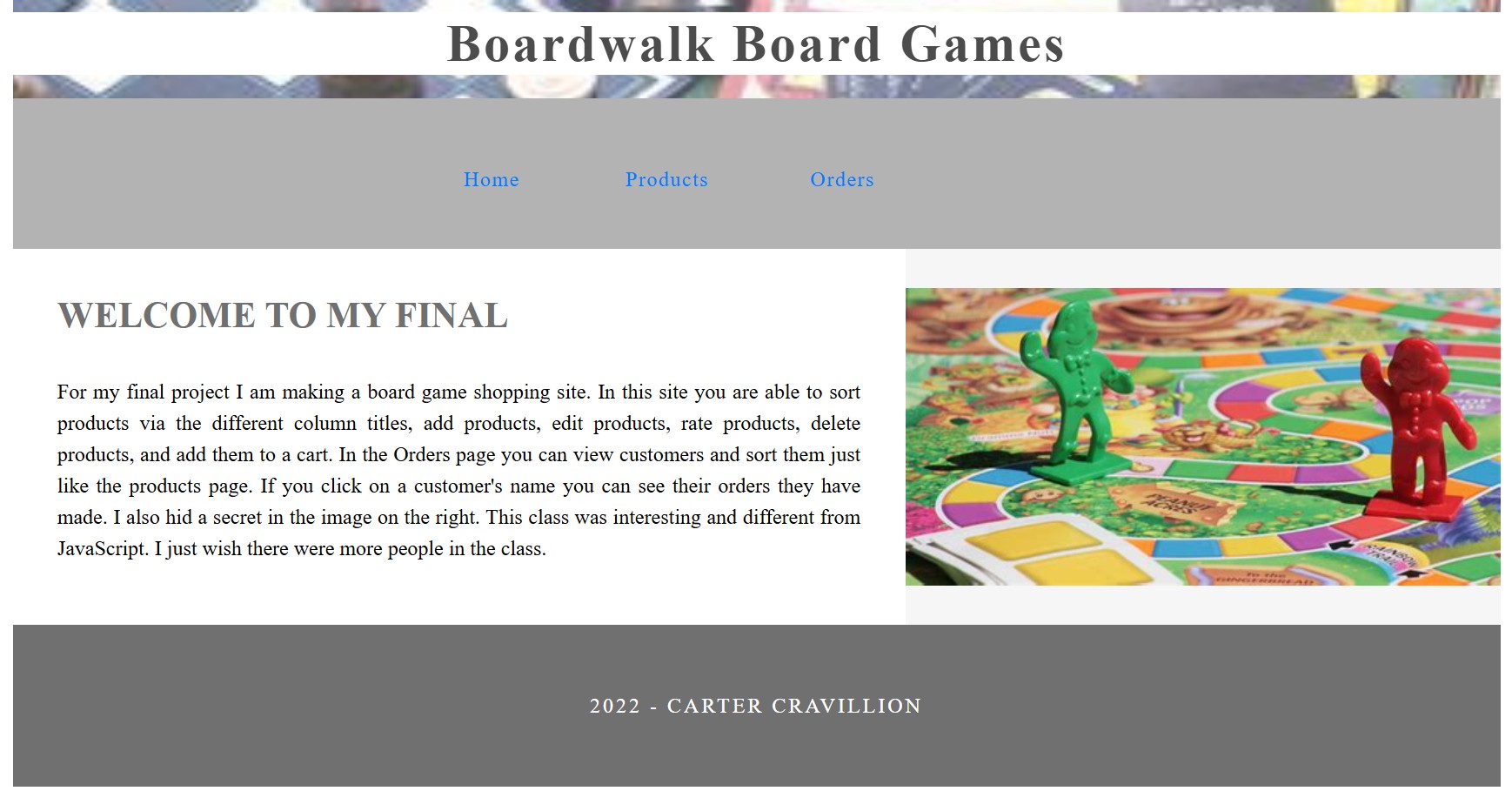 Boardwalk Boardgames Home Page